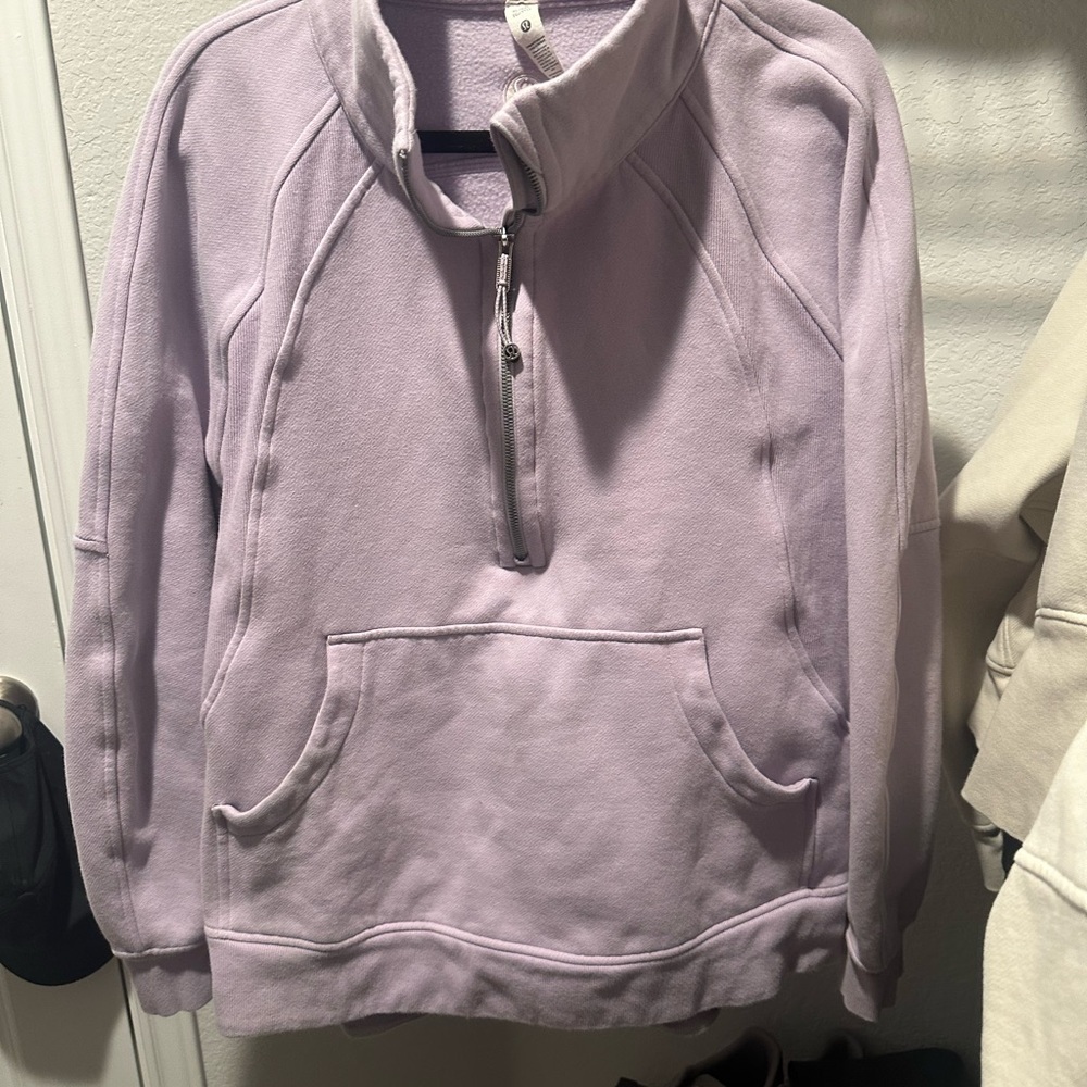 Full length lululemon scuba sweatshirt with half zipper - XL/XXL